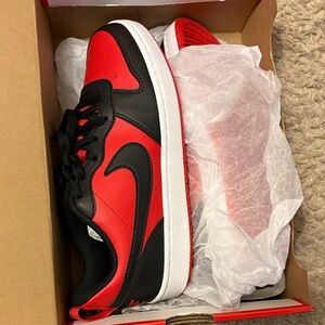 Black and Red Sneakers